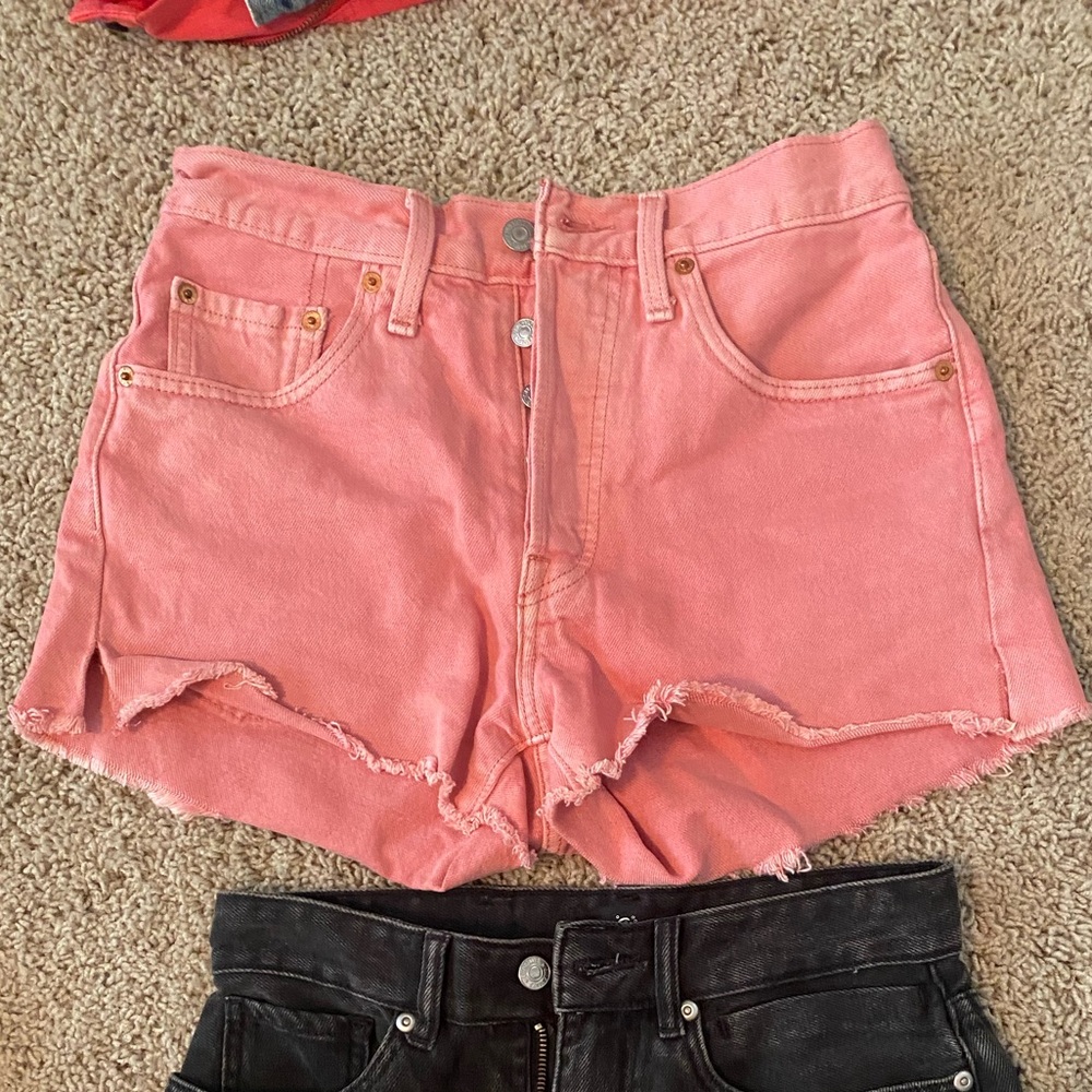 Levi's Pink Jean Shorts for Women